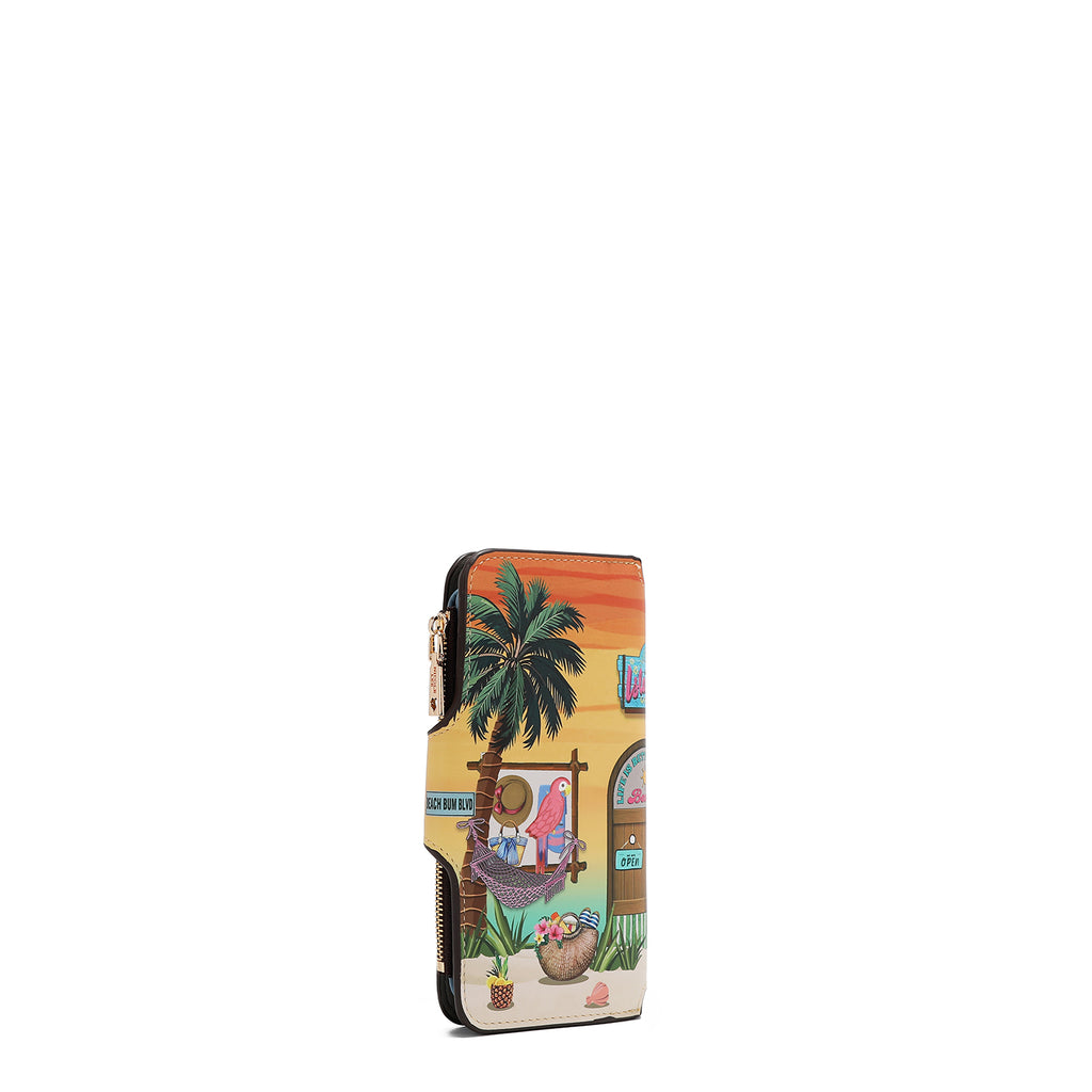 PRT7703  Sun & Sand CARTERA PLEGABLE DE CAPAS con TECNOLOGÍA DE BLOQUEO DE IDENTIDAD POR RADIOFRECUENCIA (RFID)