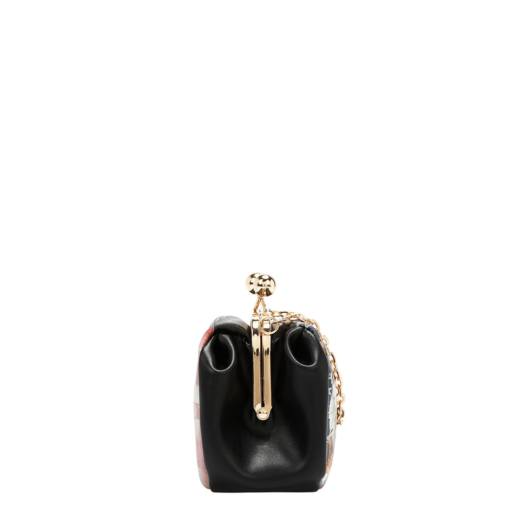 PRT7803 BEST SMILE - MINI BOLSO BANDOLERA CON CIERRE DE BOQUILLA