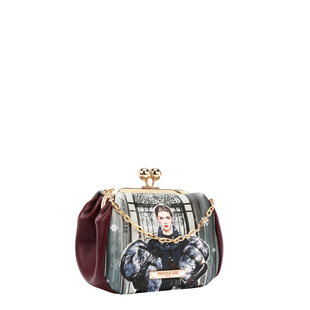 PRT7803 MODA SNOWFLAKE-MINI BOLSA CROSSBODY CON BOQUILLA