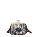 PRT7803 Moda Snowflake -MINI BOLSO BANDOLERA CON CIERRE DE BESO