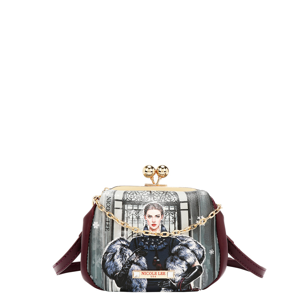PRT7803 MODA SNOWFLAKE-MINI BOLSA CROSSBODY CON BOQUILLA