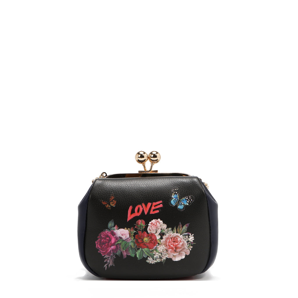 PRT7803 SABINA IMAGINES - MINI BOLSO BANDOLERA CON CIERRE DE BOQUILLA