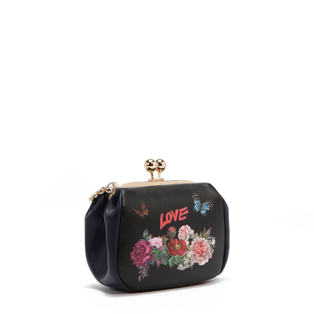 PRT7803 SABINA IMAGINES - MINI BOLSO BANDOLERA CON CIERRE DE BOQUILLA