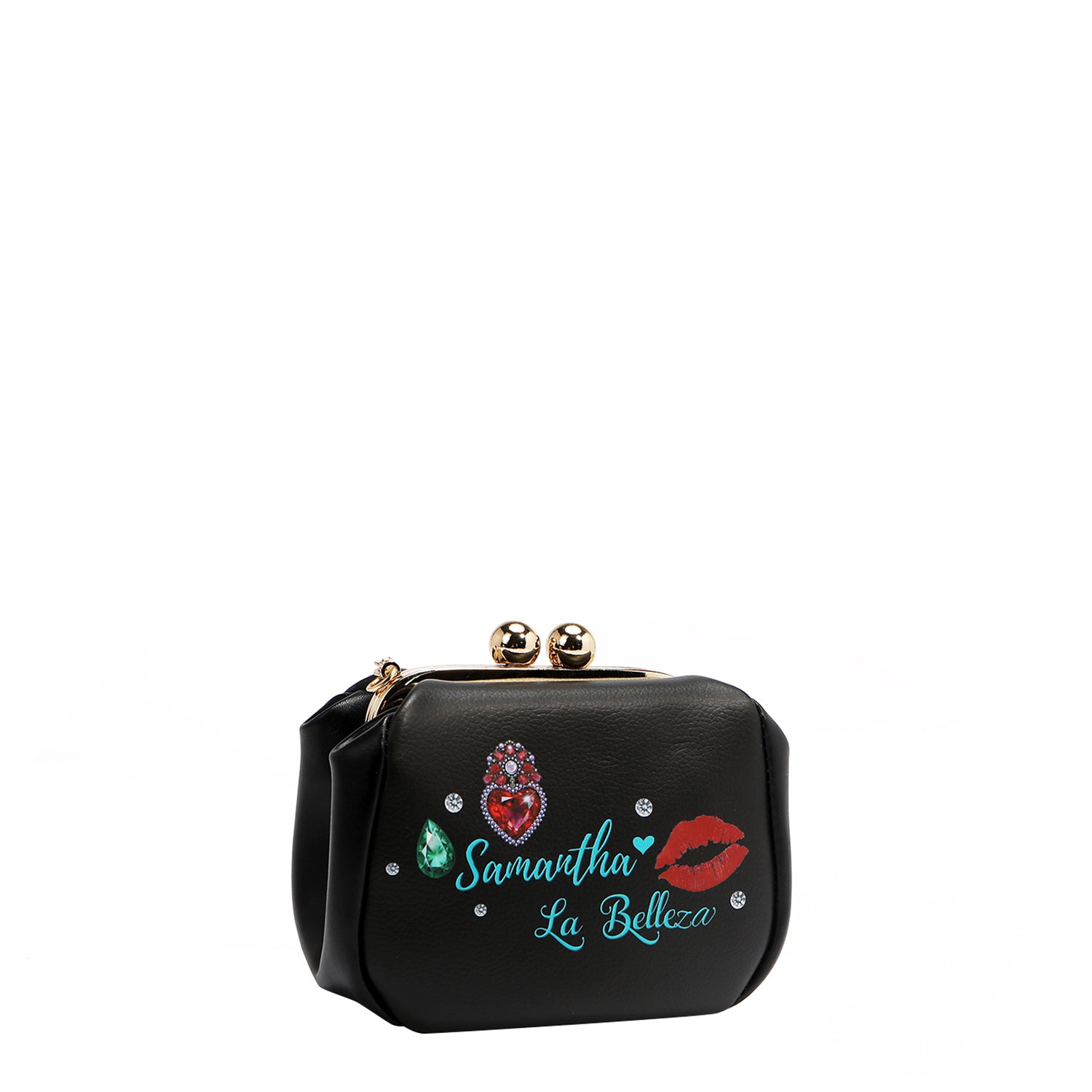 PRT7803 Samantha la Belleza - MINI BOLSO BANDOLERA KISS LOCK