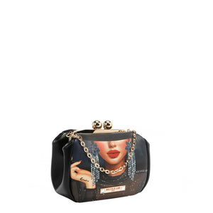 PRT7803 Samantha la Belleza - MINI BOLSO BANDOLERA KISS LOCK