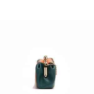 PRT7803  Sun & Sand MINI BOLSO BANDOLERA con correa de cadena para la muñeca y correa cruzada ajustable opcional