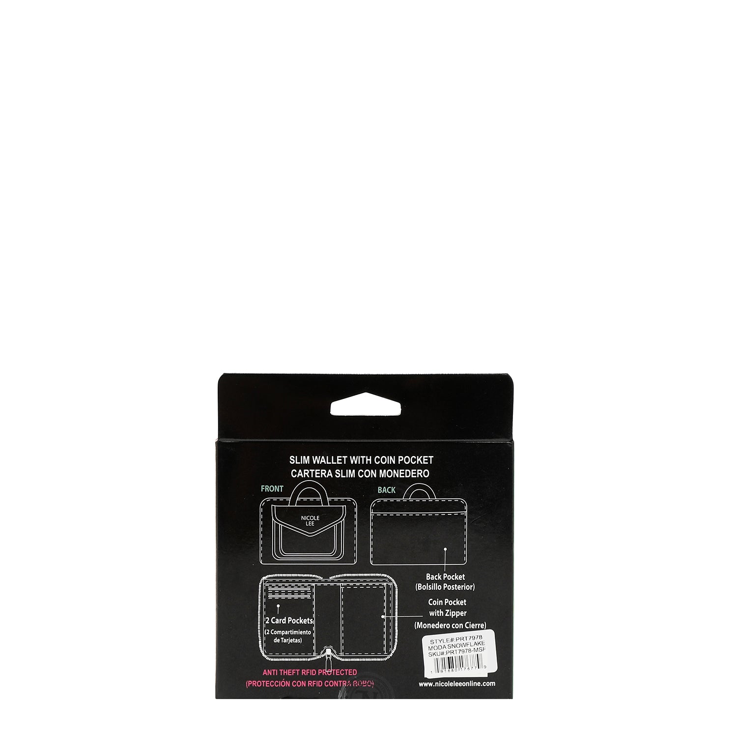 PRT7978 BEST SMILE - CARTERA COMPACTA CON CIERRE