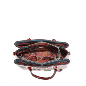 QC17269 QUEEN CLEOPATRA BOLSO DE MANO REINA CLEOPATRA 3 compartimentos: comp artimentos deslizantes con cierre