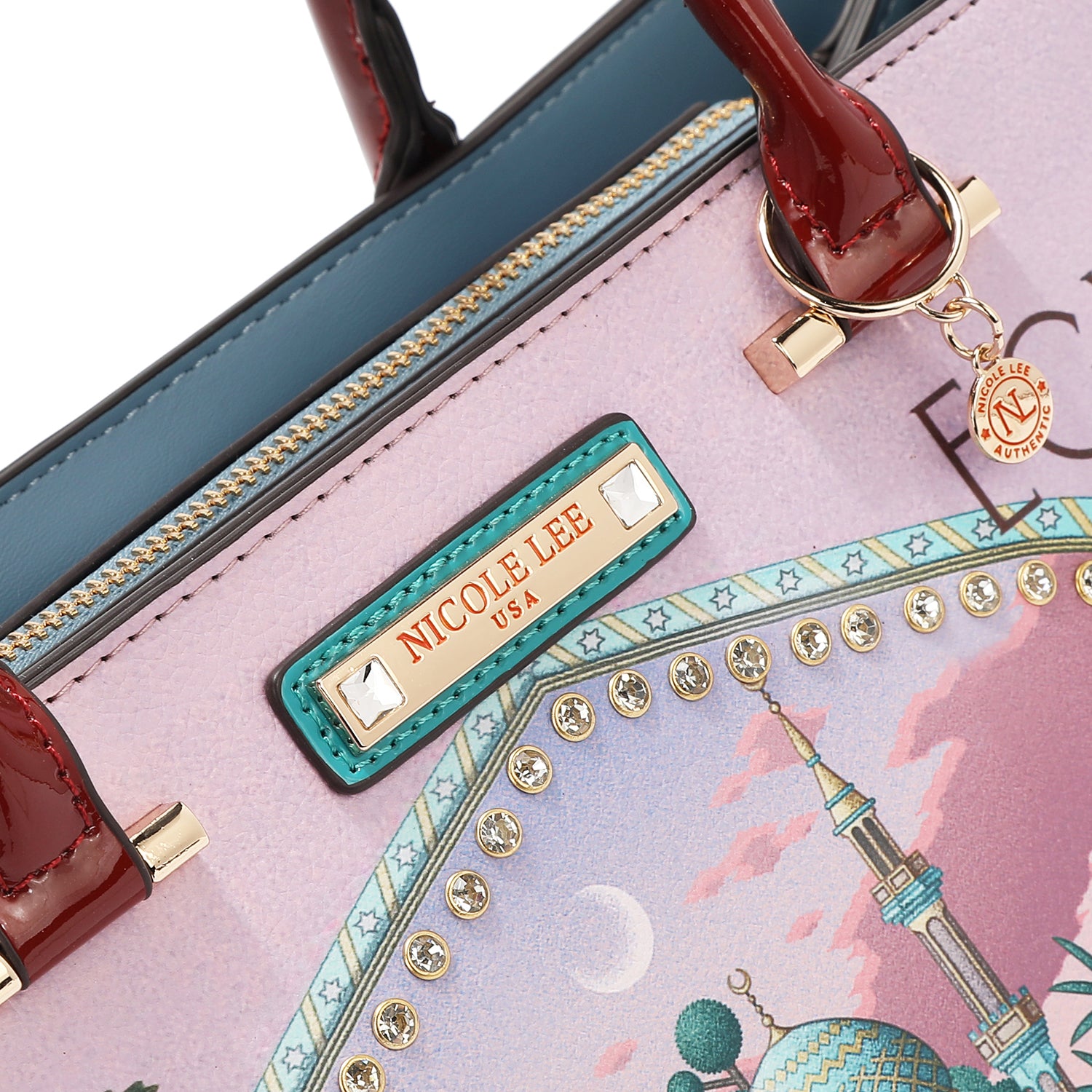 QC17269 QUEEN CLEOPATRA BOLSO DE MANO REINA CLEOPATRA 3 compartimentos: comp artimentos deslizantes con cierre