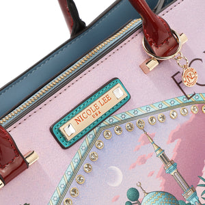 QC17269 QUEEN CLEOPATRA BOLSO DE MANO REINA CLEOPATRA 3 compartimentos: comp artimentos deslizantes con cierre
