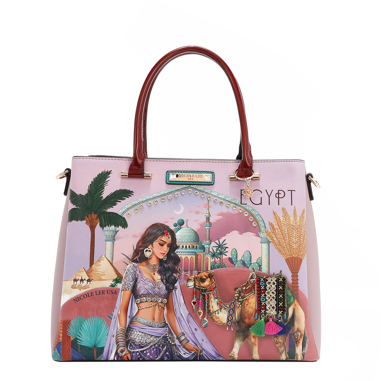 QC17269 QUEEN CLEOPATRA BOLSO DE MANO REINA CLEOPATRA 3 compartimentos: comp artimentos deslizantes con cierre