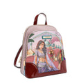 QC17273 QUEEN CLEOPATRA MOCHILA DE LA REINA CLEOPATRA 2 bolsillos interiores delanteros deslizantes para guardar el teléfono inteligente y la billetera
