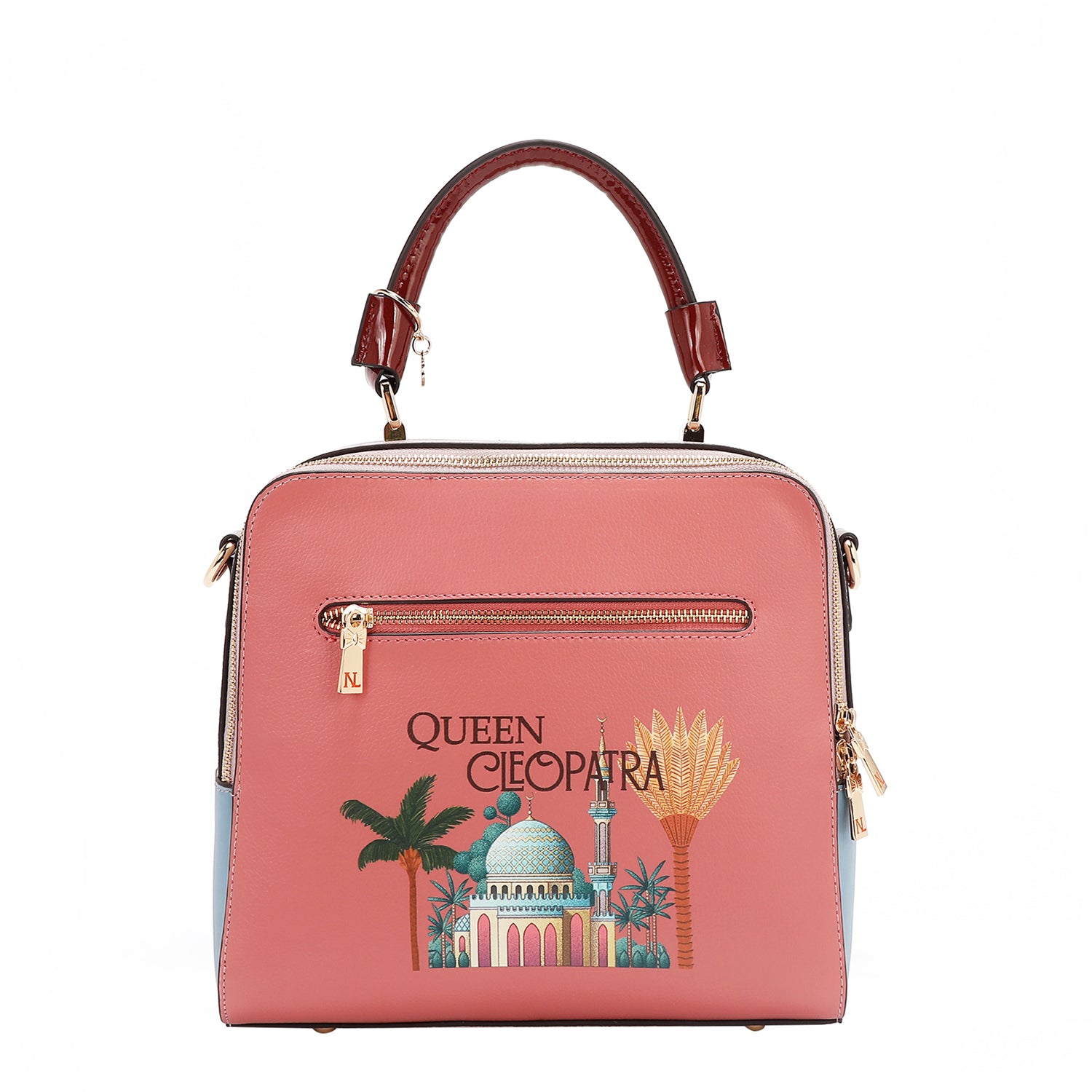 QC17274 QUEEN CLEOPATRA BOLSO DE MANO DE LA REINA CLEOPATRA 2 compartimentos principales con cremallera