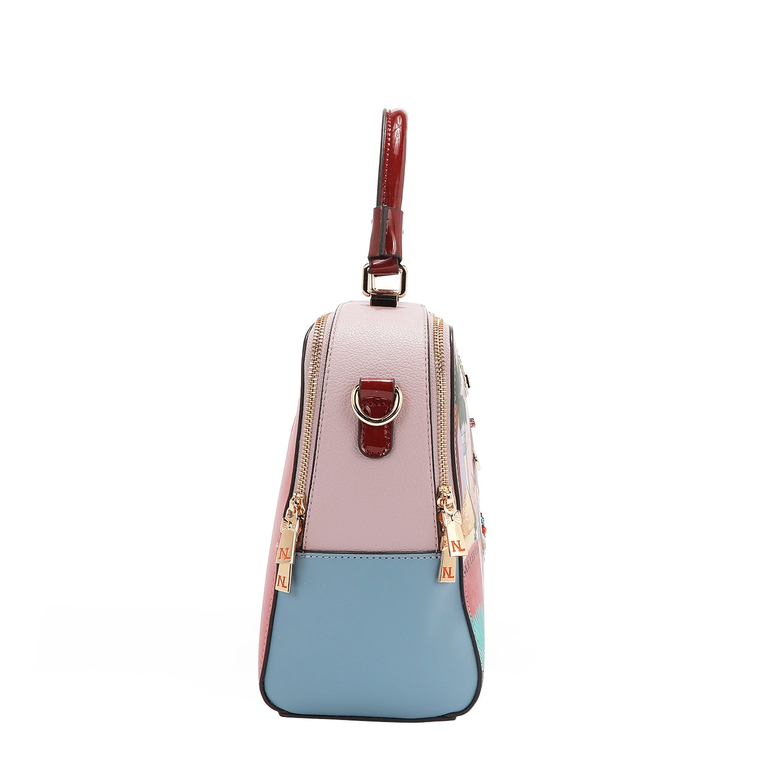 QC17274 QUEEN CLEOPATRA BOLSO DE MANO DE LA REINA CLEOPATRA 2 compartimentos principales con cremallera