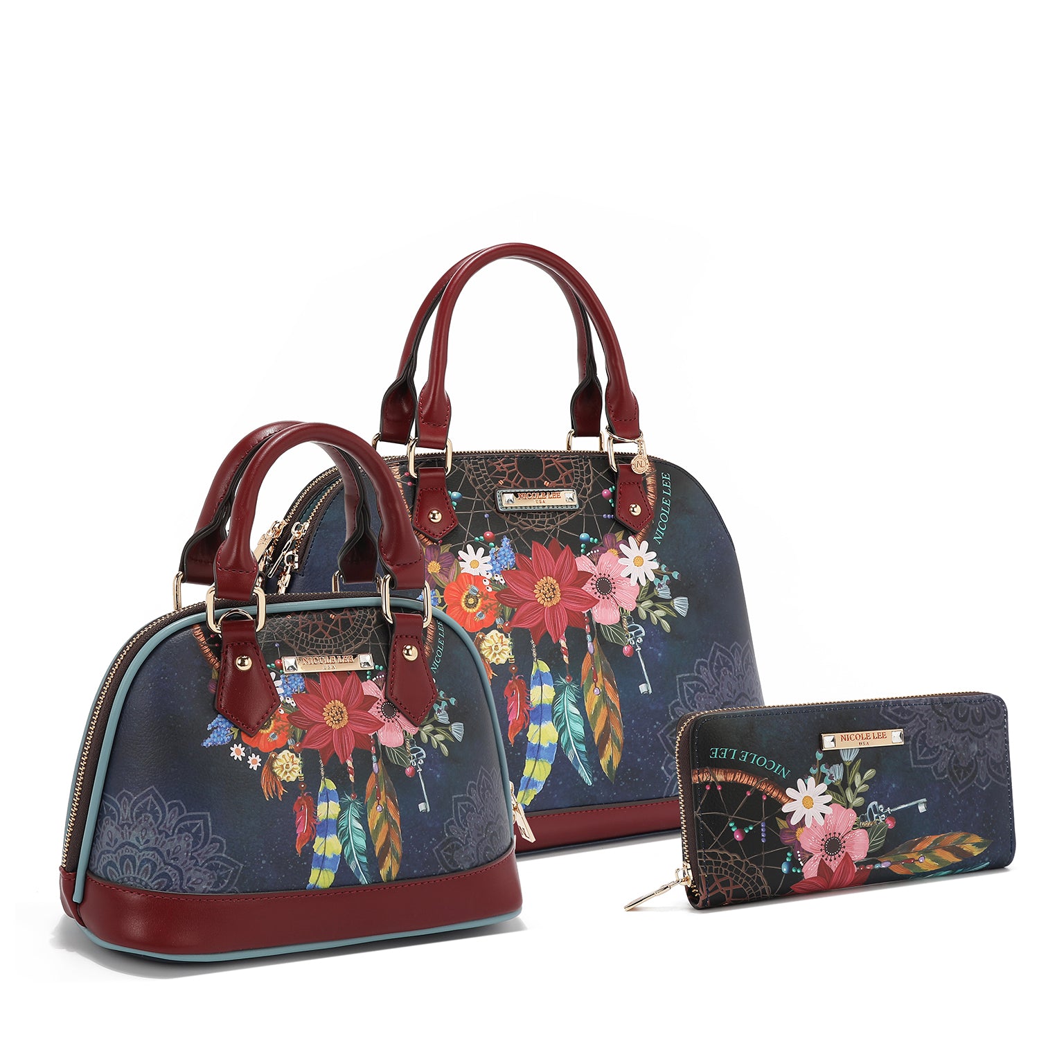 SET17295 DREAM COMES TRUE - SET DE 3 PIEZAS BOLSA , CARTERA Y CROSSOBODY