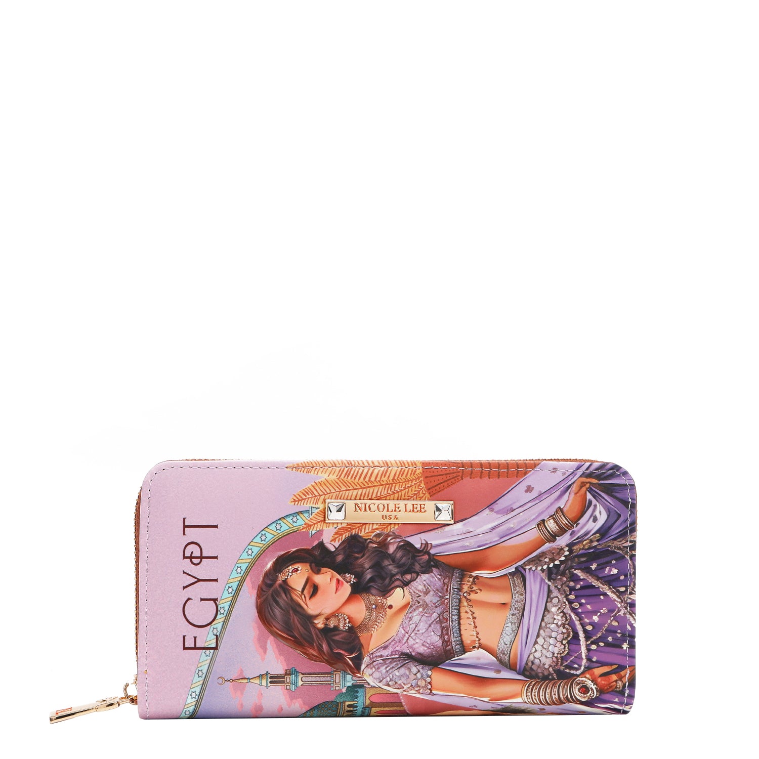 SET17298 QUEEN CLEOPATRA el conjunto de 3 piezas "Reina Cleopatra" incluye una mochila grande, una bandolera y una billetera; es su declaración todo en uno de fuerza y estilo.