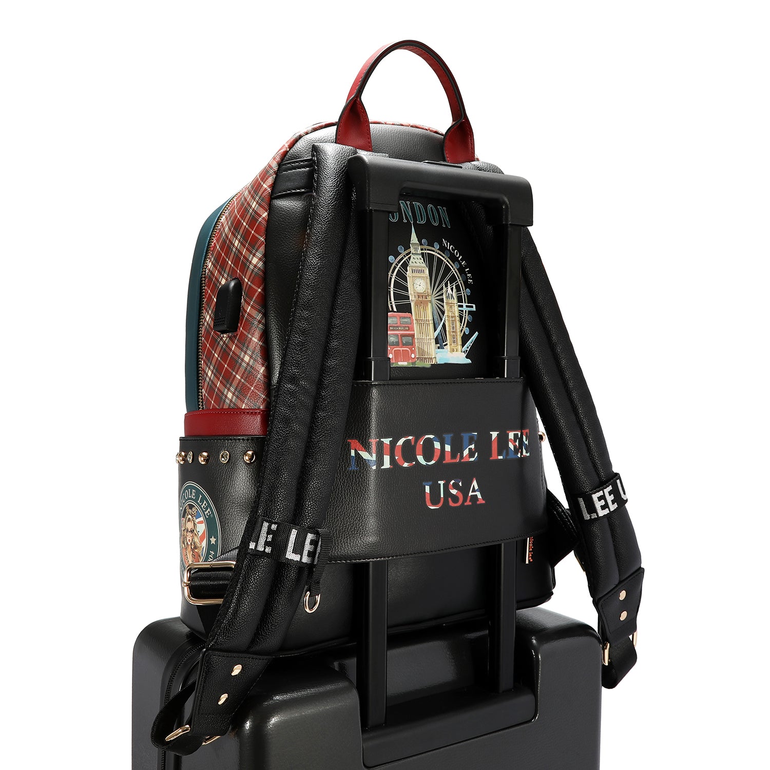 USB12769L LONDON EYE - MOCHILA CON PUERTO USB