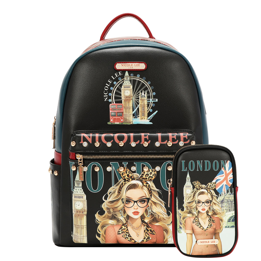 USB12769L LONDON EYE - MOCHILA CON PUERTO USB