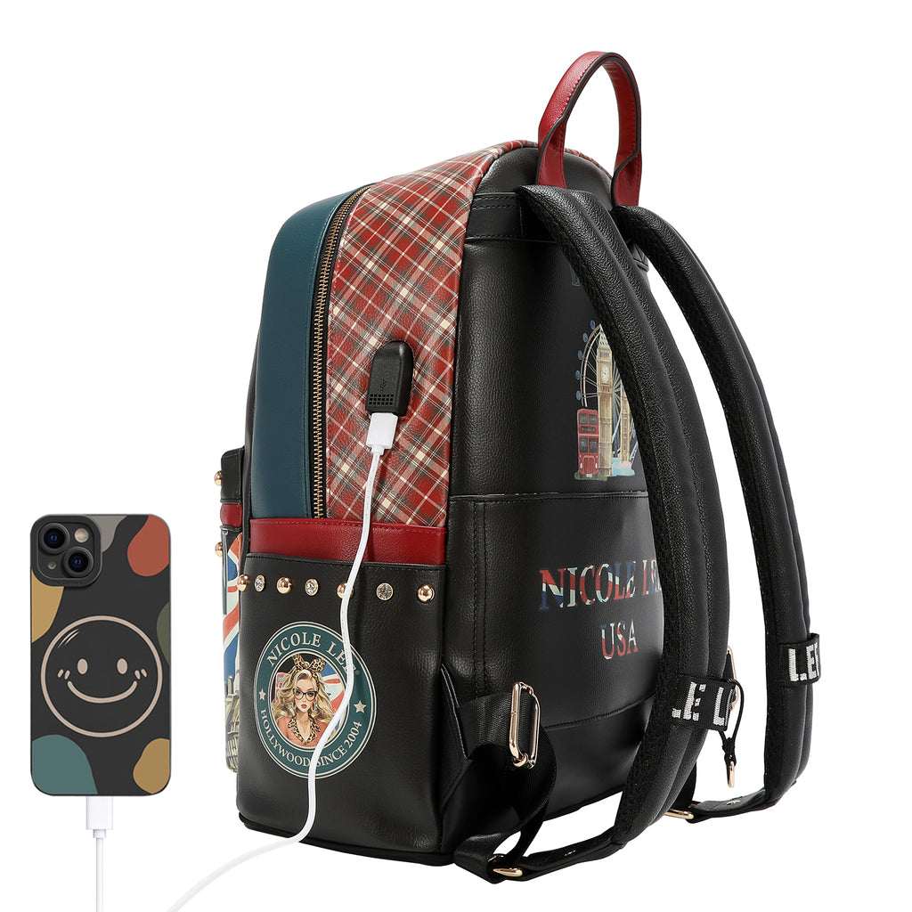 USB12769L LONDON EYE - MOCHILA CON PUERTO USB