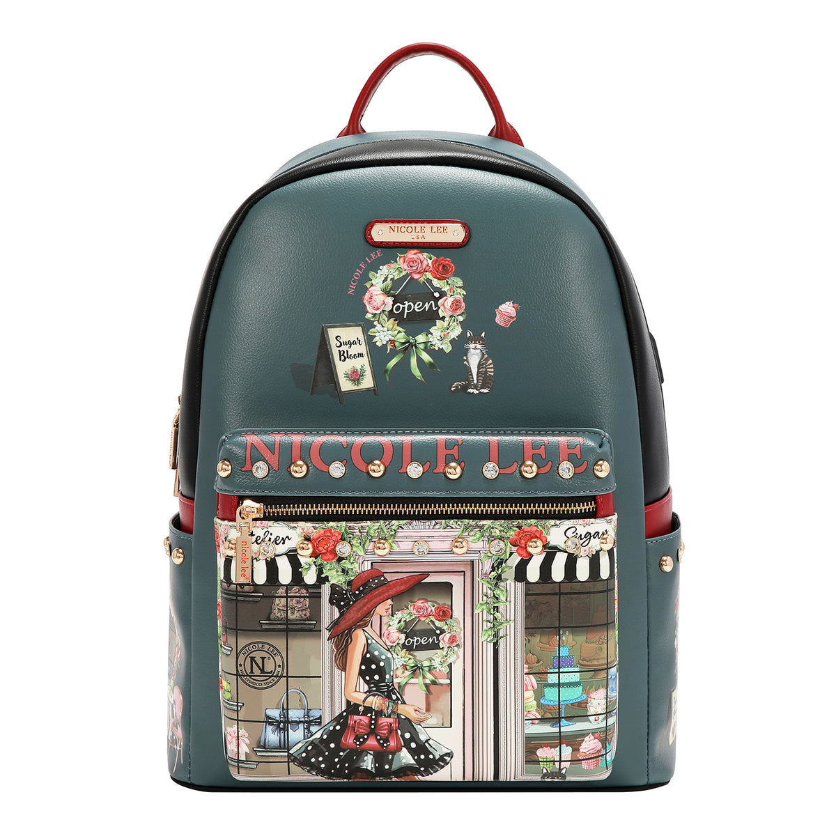 USB12769L SUGAR DAY - mochila con puerto usb