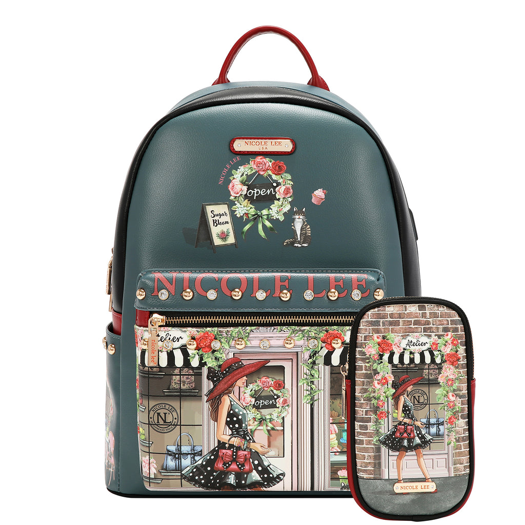 USB12769L SUGAR DAY - mochila con puerto usb